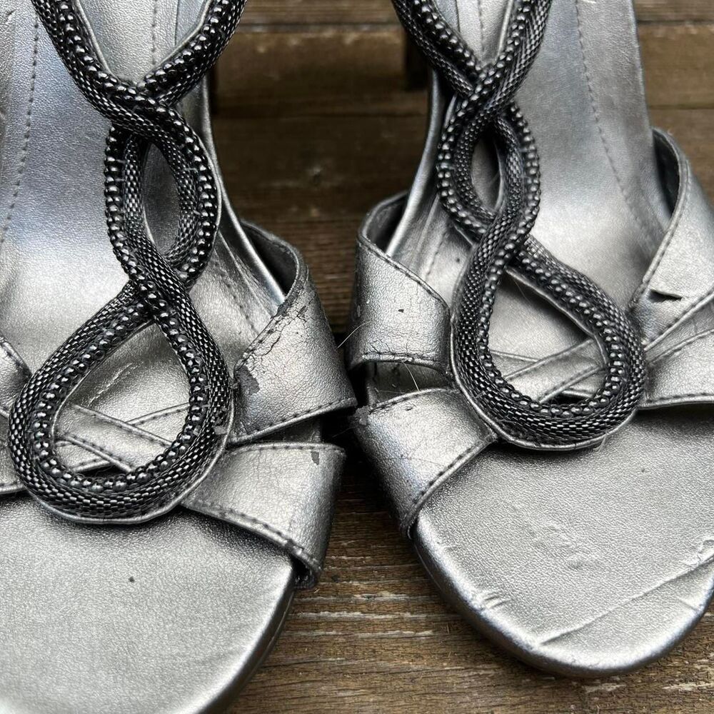 Kenneth Cole Silver Heels - Picture 4 of 8